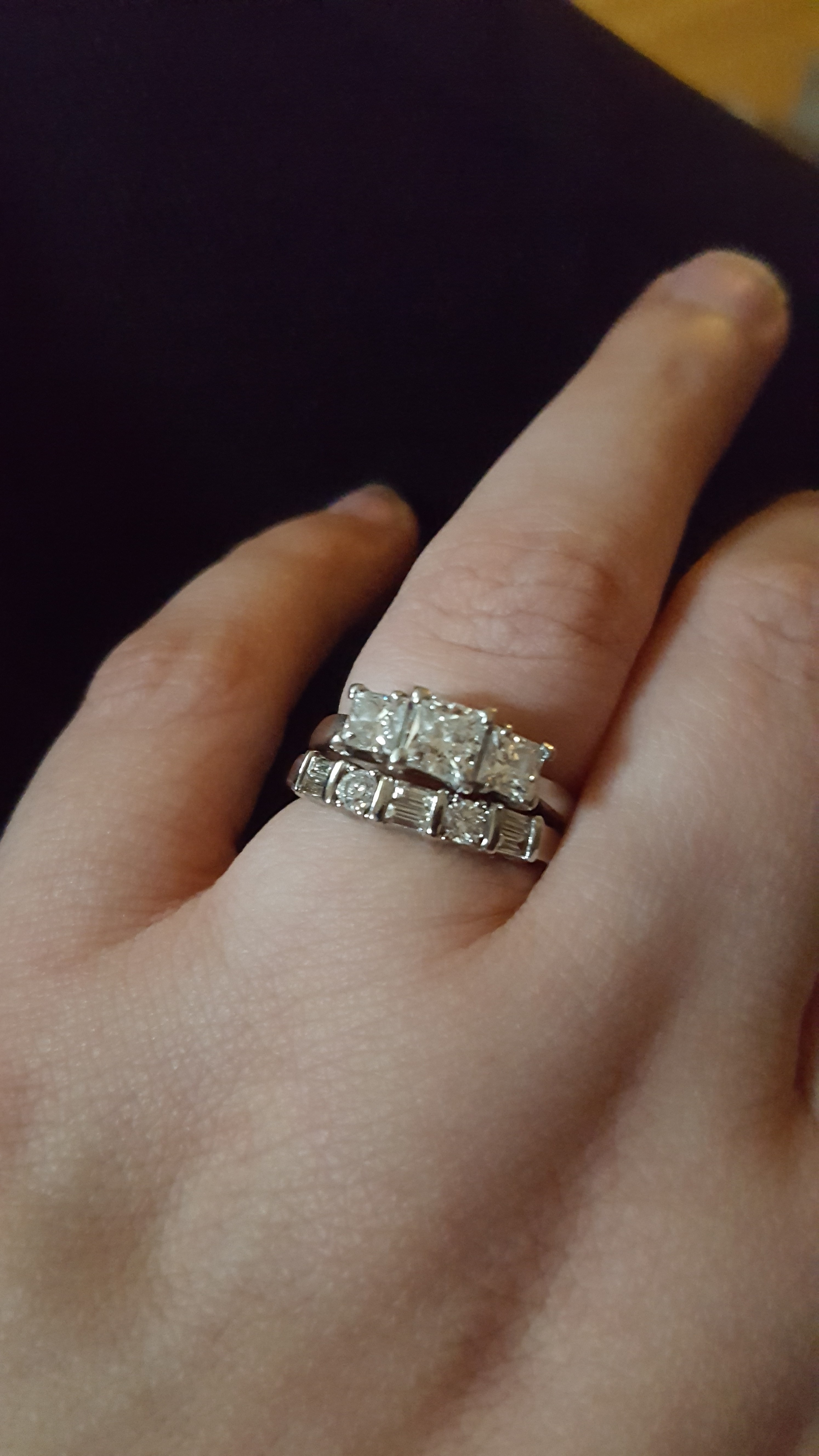 Husband to be doesn\'t like my wedding band